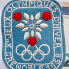 VANHA Kangasmerkki Olympia 1968 Grenoble - pikkukuva 1