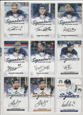 Kiekko-Espoo Signature kortteja Blueline