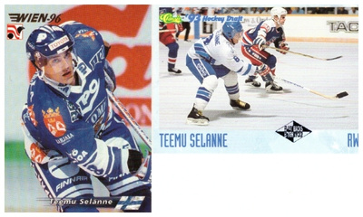 2 x TEEMU SELÄNNE Team Finland