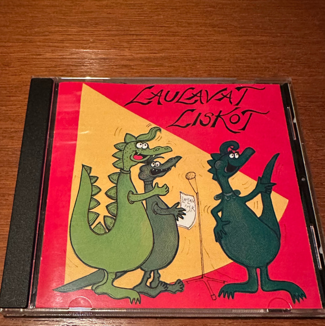 Laulavat Liskot CD 1993 Jussi Raittinen, Antero Jakoila
