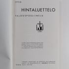 Hintaluettelo : talousposliineja : 1936 - pikkukuva 3