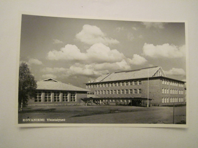 VANHA Postikortti Rovaniemi 1950-l Alkup.Mallikappale
