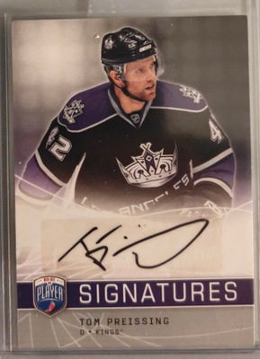 Tom Preissing 2008-09 Be A Player Signatures Auto