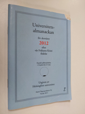 Universitets-almanackan för skottåret 2012