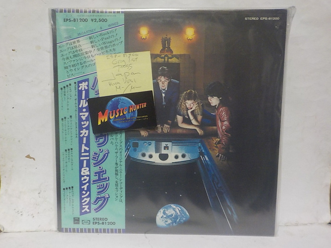 WINGS - BACK TO THE EGG M-/M- 1ST JAPAN PRESS LP