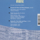 SCHNITTKE, ALFRED: Piano Concerto – Violin Concerto No. 3 - pikkukuva 2