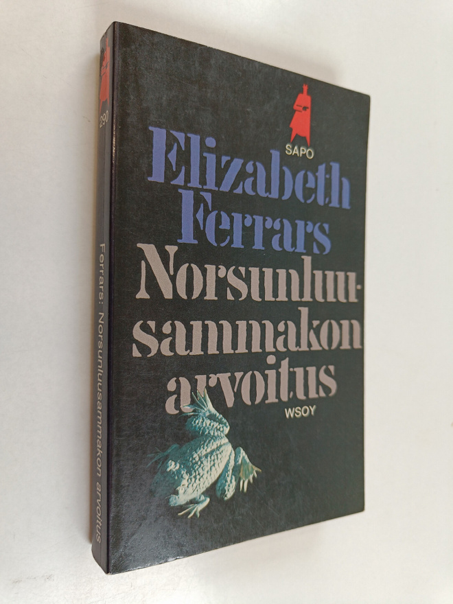Elizabeth Ferrars : Norsunluusammakon arvoitus