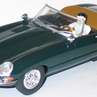 Carrera Jaguar E-type, vihreä autorata-auto, 1:24 - pikkukuva 1