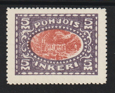 1920 Pohjois-Inkeri 5 Markkaa leimaamattomana**