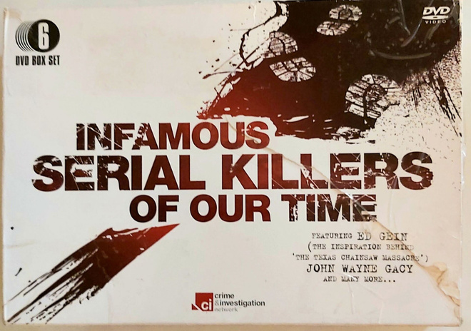 Infamous Serial Killers of Our Time 6 dvd boksi