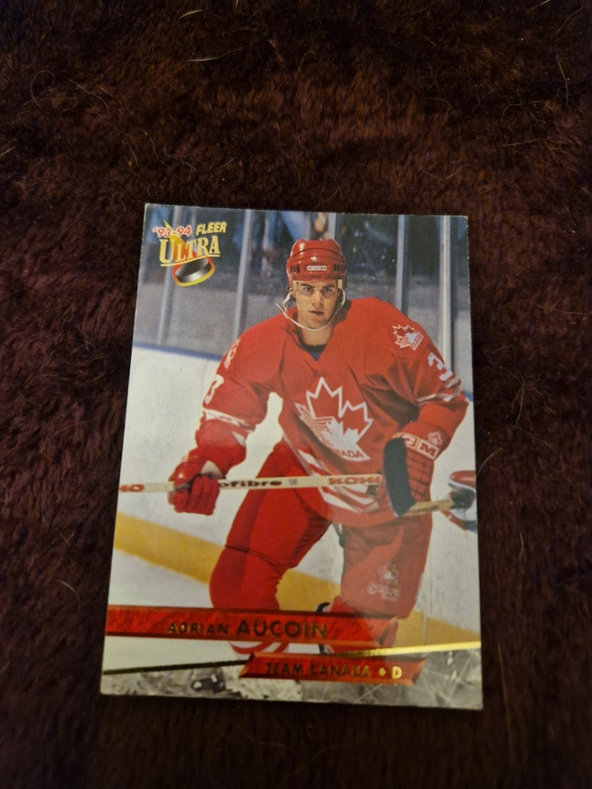 1993-94 Fleer Ultra, 458 Adrian Aucoin