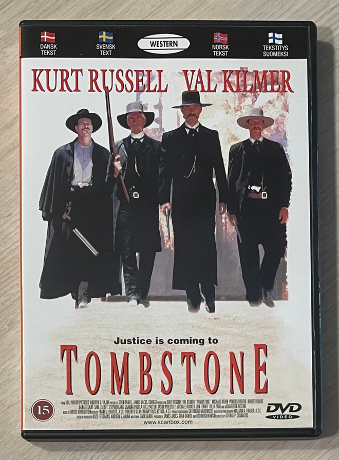 Kaupunki nimeltä Tombstone (1993) Kurt Russell, Val Kilmer