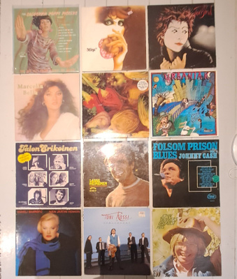 Vinyyli levyjä 12kpl!