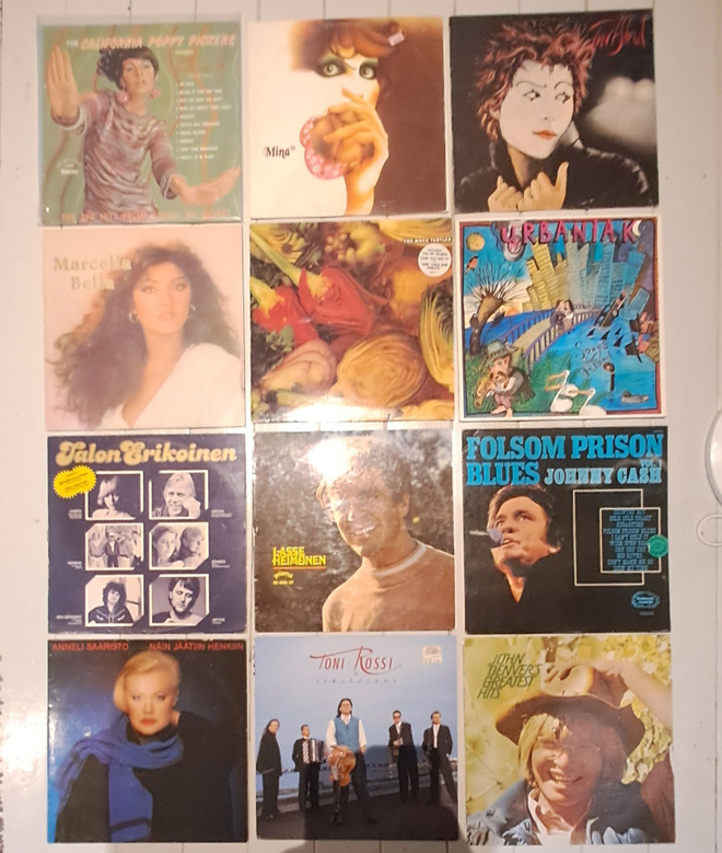 Vinyyli levyjä 12kpl!