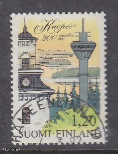 1982 Kuopio merkki loistona