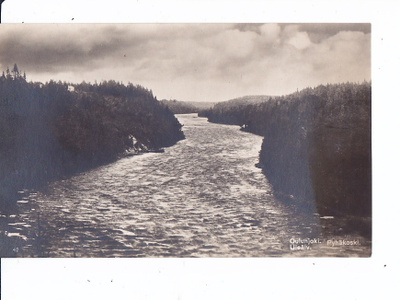 VANHA Postikortti Oulunjoki 1920-1930-l