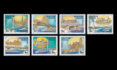 Unkari 3733-9 ** Tonavan sillat (1985)