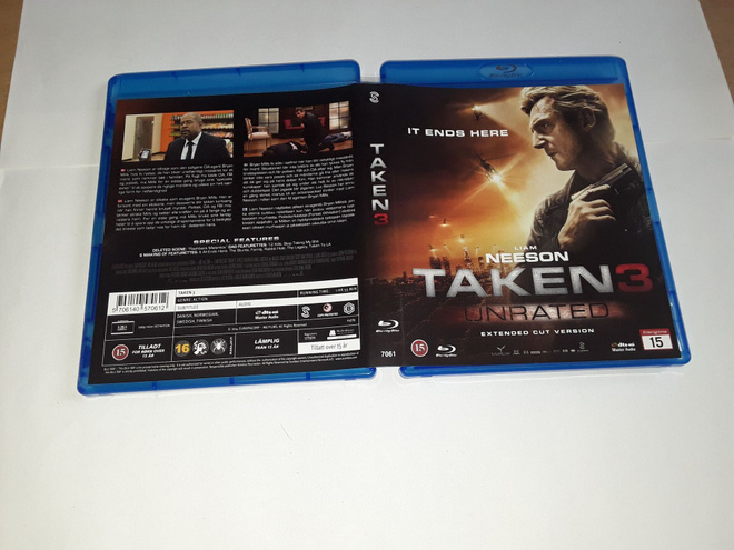 Taken 3 - NORDIC Region B Blu-Ray (Scanbox)