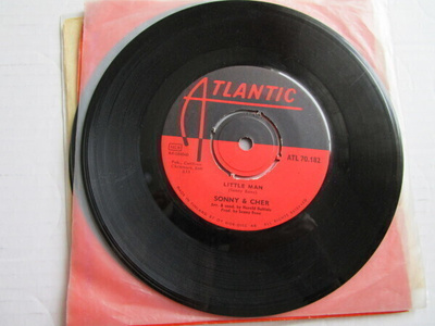 7" Sonny & Cher  Monday  Little man