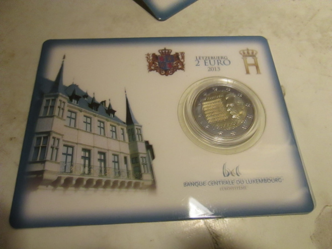 2013 Luxemburg Suuriruhtinaskunnan kansallislaulu CoinCard