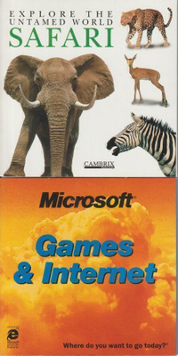 SAFARI ja Microsoft Games & Internet (PC CD-ROM, 1990-luku)