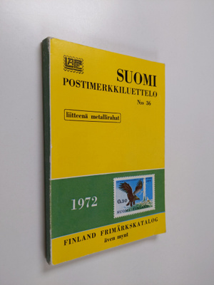 Suomi postimerkkiluettelo N:o 36 1972 = Finland frimärksk...
