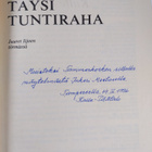 Kalle Päätalo : Täysi tuntiraha (signeerattu, tekijän omi... - pikkukuva 3
