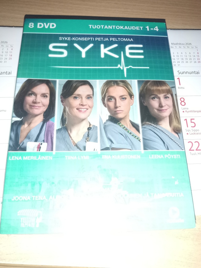 Syke - tuotantokauden 1-4 (8dvd)