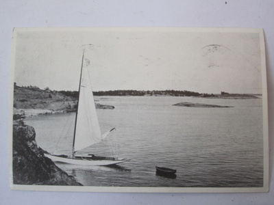 VANHA Postikortti Ahvenanmaa 1948
