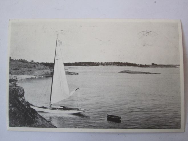 VANHA Postikortti Ahvenanmaa 1948
