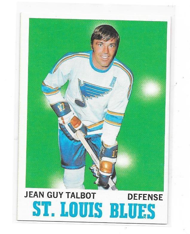 1970-71 Topps #100 Jean-Guy Talbot St Louis Blues