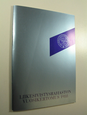 Liikesivistysrahaston vuosikertomus 1988