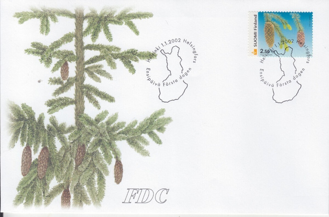 FDC 2003 2,5€ Kuusi