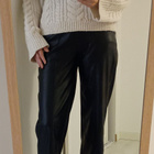Gina Tricot Culottes tekonahkahousut 38 - pikkukuva 1