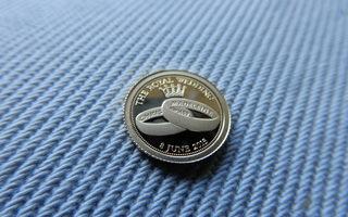 1 dollar Cookin saaret "Kuninkaalliset häät" 2015 0.5 g.  Ag