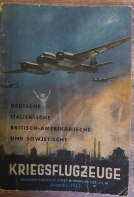 KIRJA Luftwaffe vuodelta 1943 aito lentokone