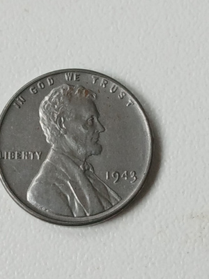 usa 1 senti 1943 valkoinen
