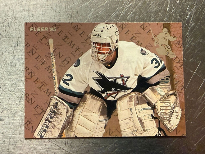 1994-95 Fleer Netminders #4 Arturs Irbe