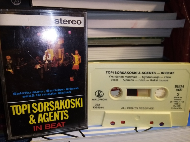 C-KASETTI Topi Sorsakoski & Agents :  In beat ( SIS POSTIKUL