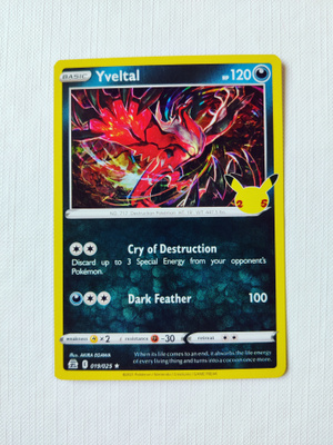 Yveltal 019/025 Celebrations 25th Anniversary Holo Rare
