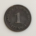 Saksa 1 Pfennig 1887A - pikkukuva 1
