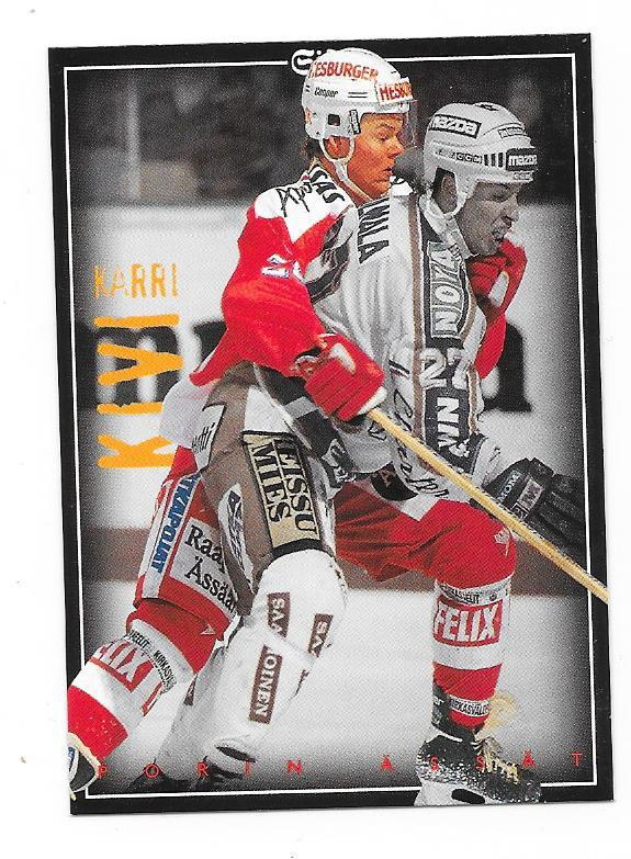 1996-97 Sisu Redline #153 Karri Kivi Ässät