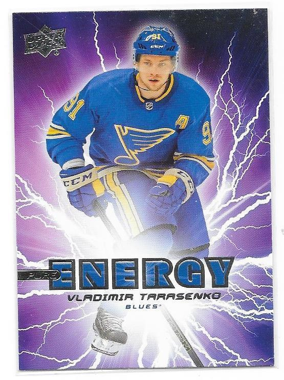 2019-20 UD Pure Energy #PE22 Vladimir Tarasenko St Louis