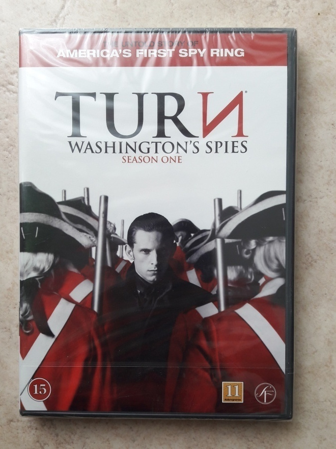 Turn - Washington's Spies, kausi 1, 3DVD. UUSI