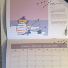 MOOMIN 2017-2018 SEINÄKALENTERI KUUKAUSITTAIN MUUMIKUVAT - pikkukuva 5