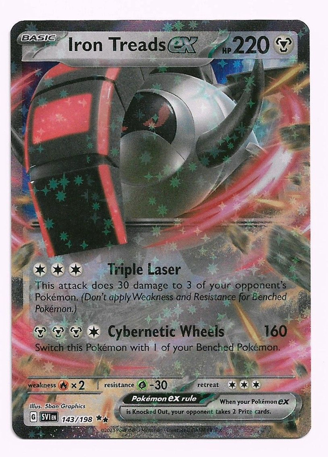 Iron Treads ex 143/198 Pokemon TCG