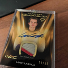 SportZoo WRC Capstone Memorabilia Gold #MES-LL Leevi Lassila - pikkukuva 1