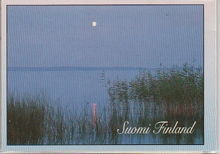 POSTIKORTTI  Merimaisema, Finland-tunnus