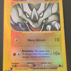 Rhyhorn reverse holo Pokemon Skyridge - pikkukuva 1