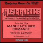 MANUFACTURED ROMANCE music machine 1980 ...uk post-punk - pikkukuva 1